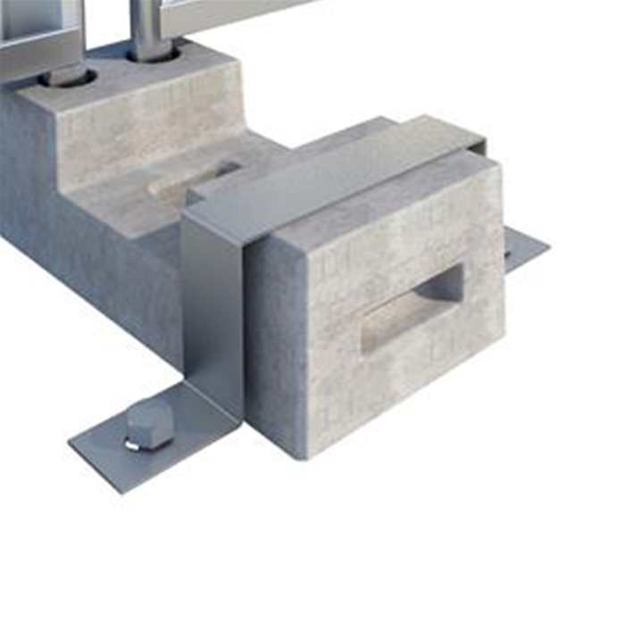 Hoarding Block Retaining Bracket