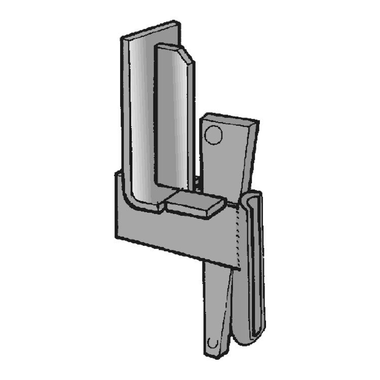 Genstage End Toe Board Brackets