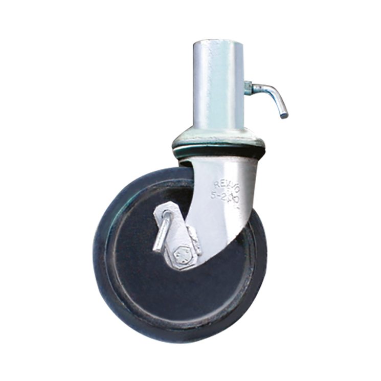 8″ Internal Spigot Rubber Castor